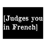 Judges You In French (Print Only) thumbnail