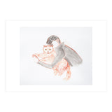 Cuddle with The Cat (Print Only) thumbnail