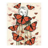 Surrounded by butterflies (Print Only) thumbnail