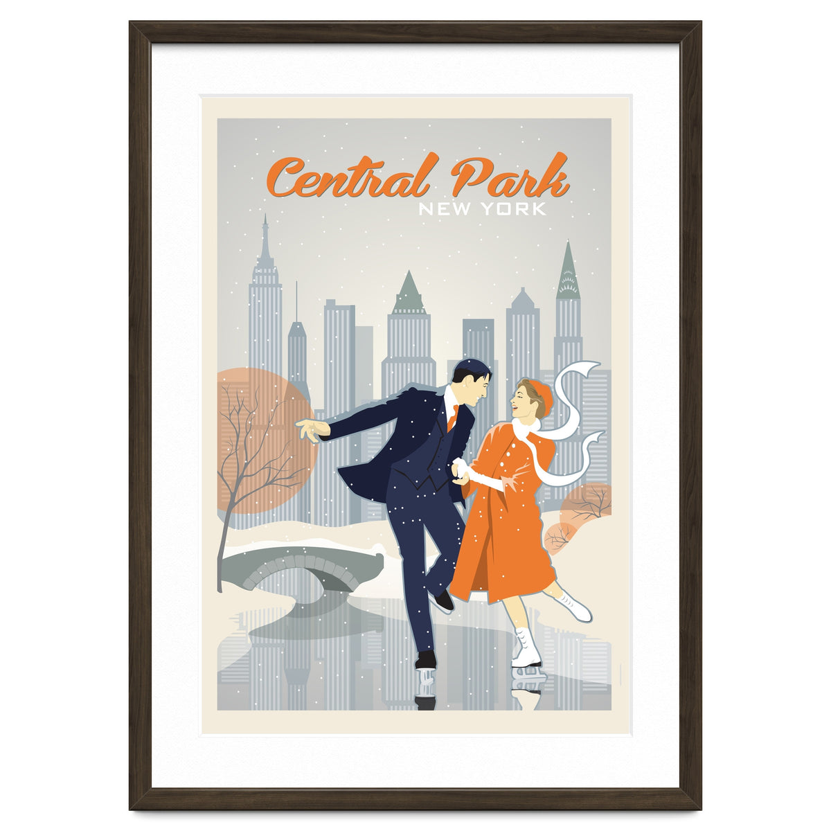 Skating in Central Park