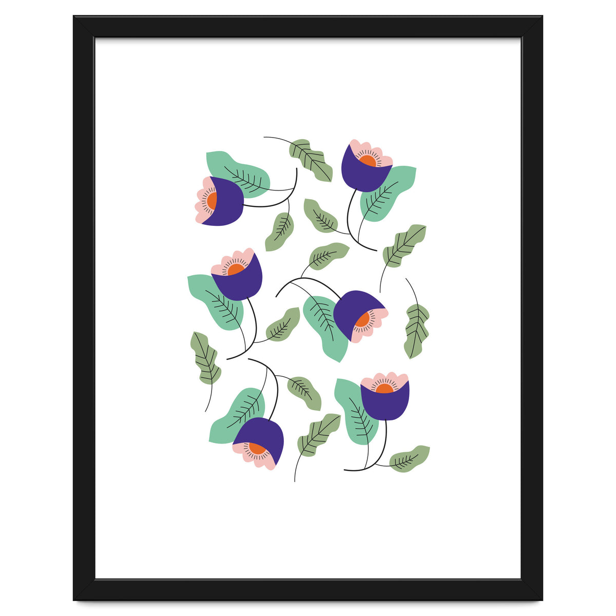 Shine And Rise Flowers Rgb