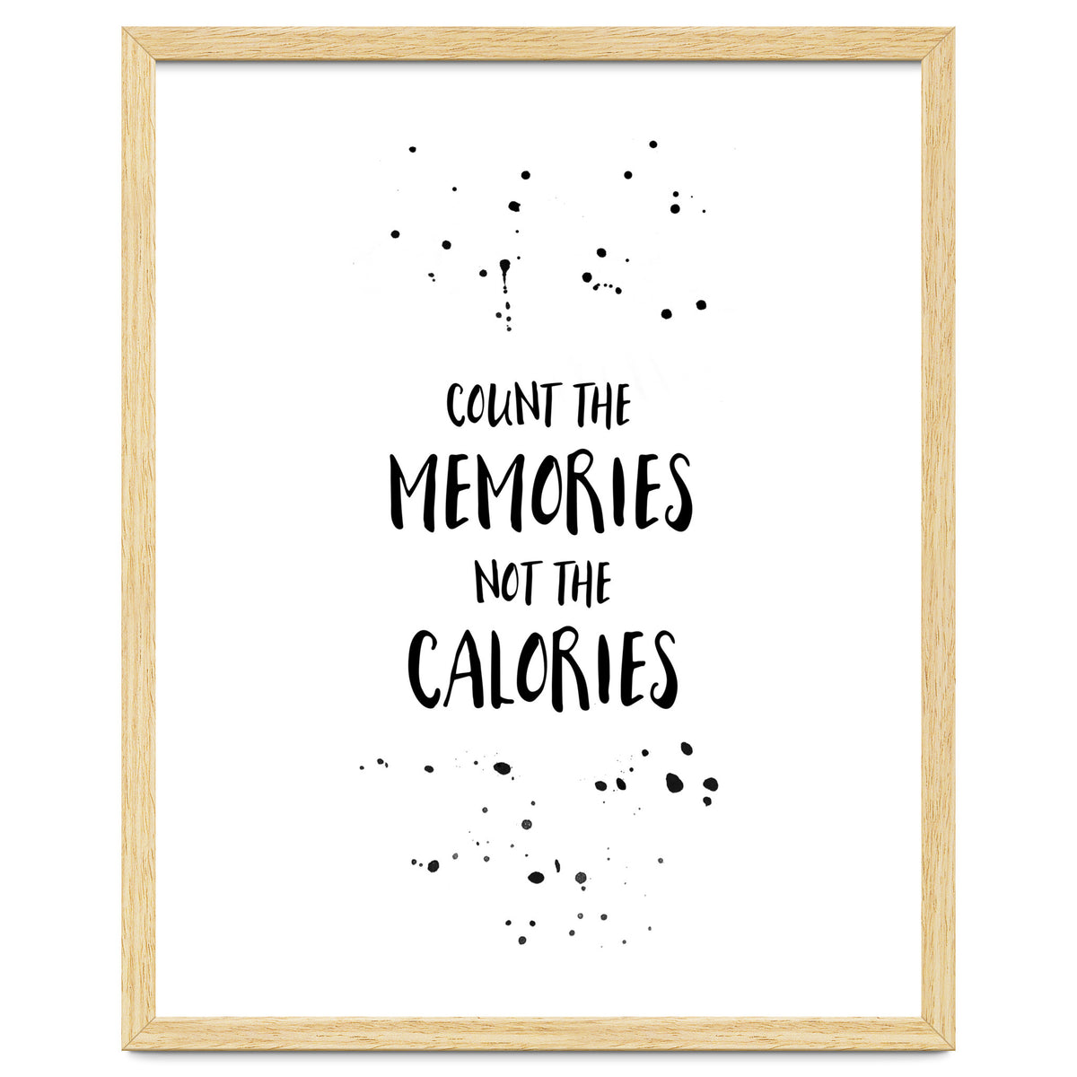 Text Art COUNT THE MEMORIES