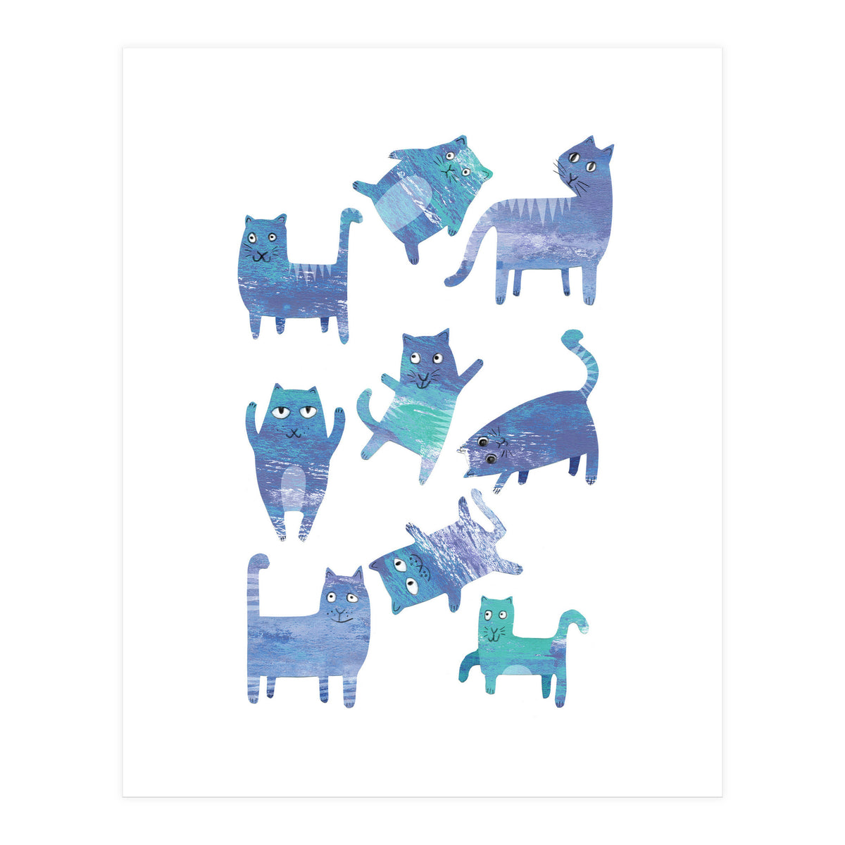 Silly Cats (Print Only)