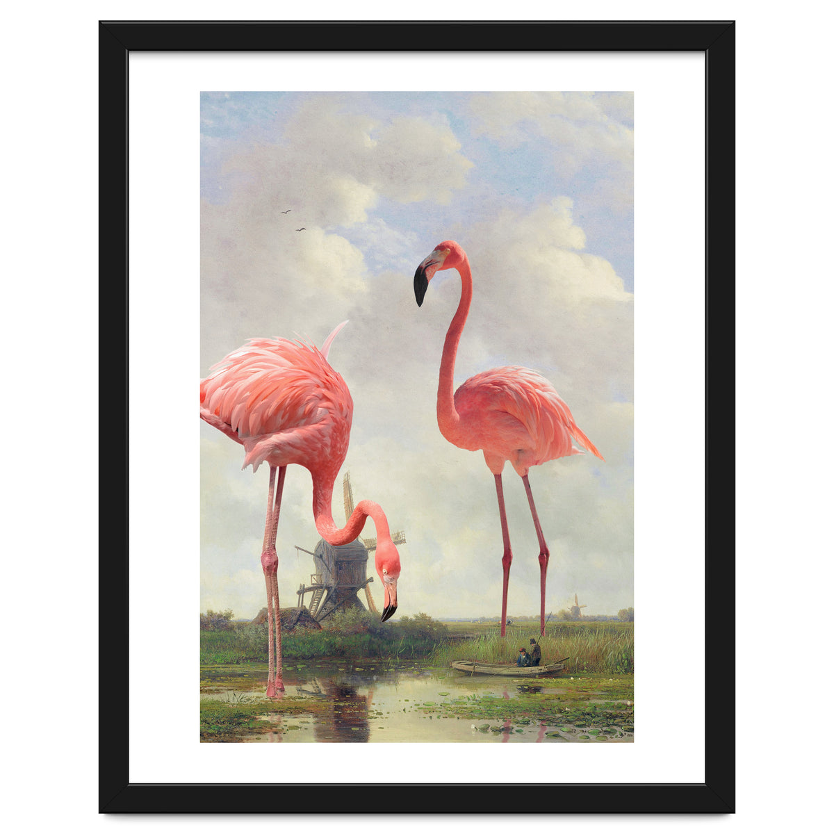 Fishing With Flamingos