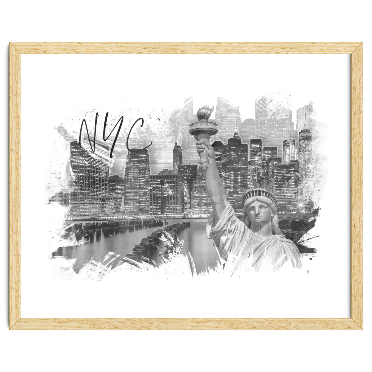 Trendy MANHATTAN Collage