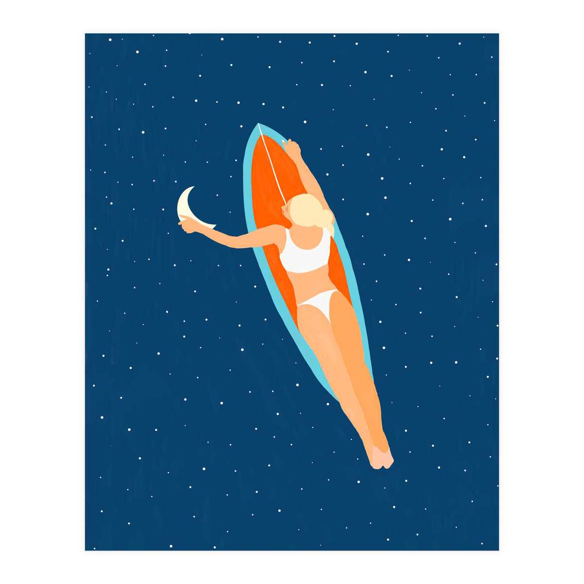 Moon Surfing (Print Only)