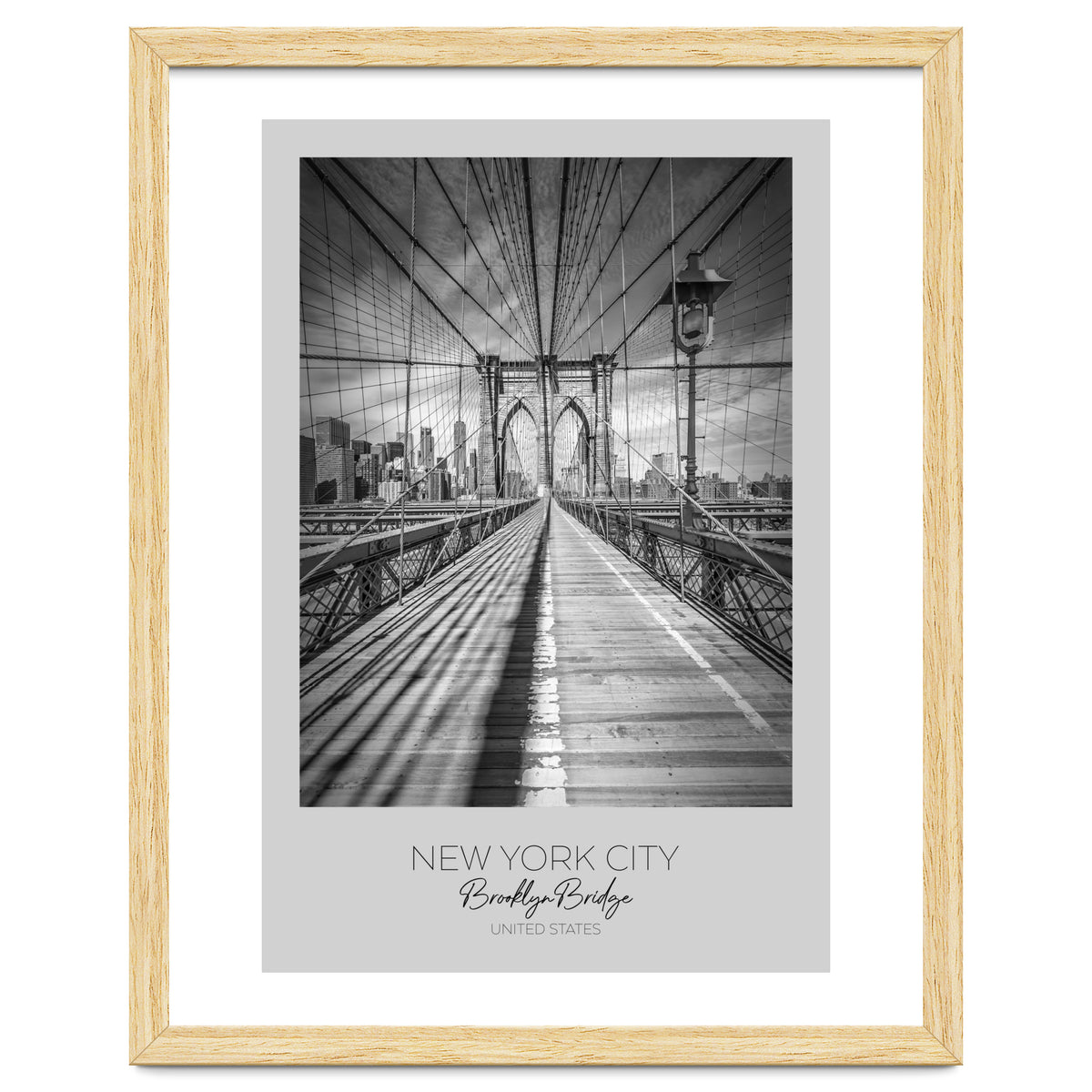 In focus: NEW YORK CITY Brooklyn Bridge