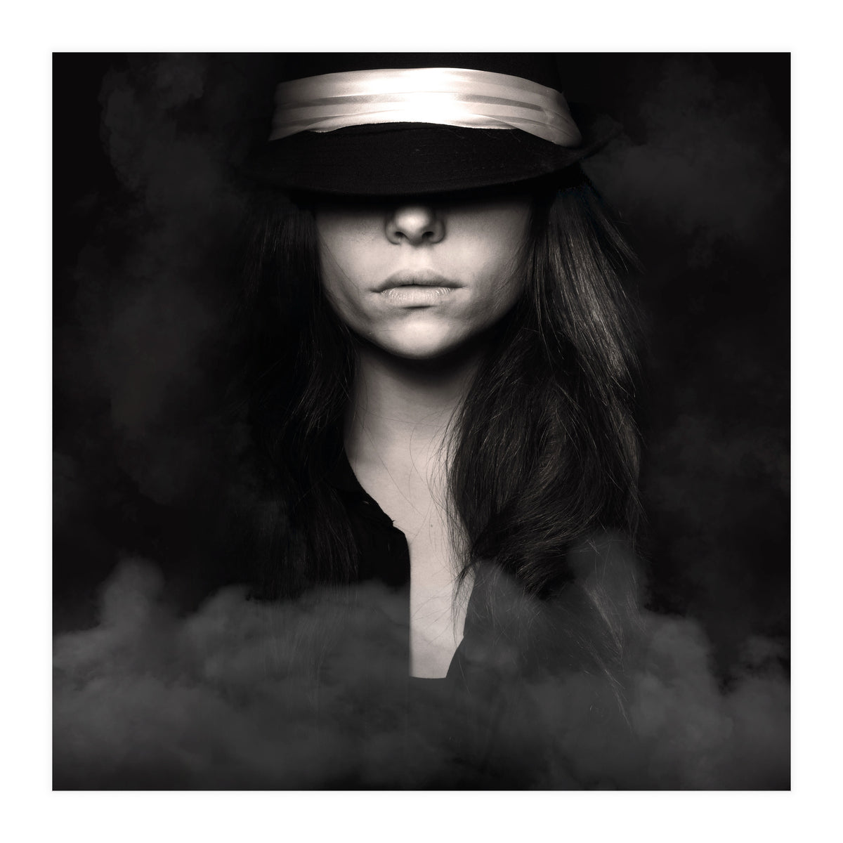 woman in black and white (Print Only)