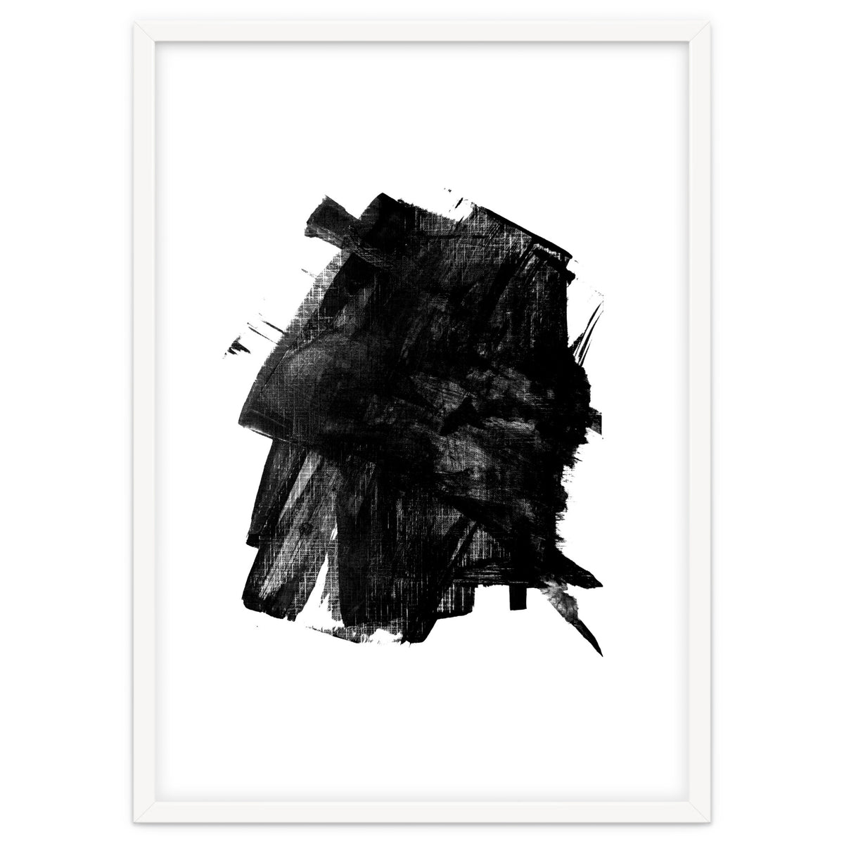 Minimalist Textured Brushstroke Art #3