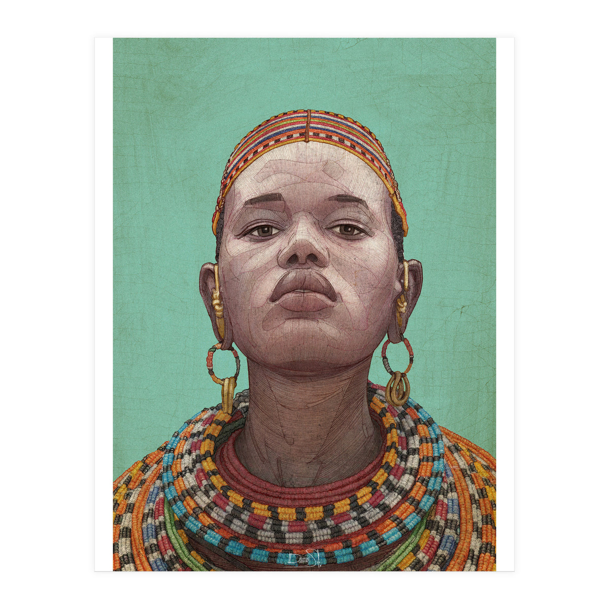 Giraffe Lady (Print Only)