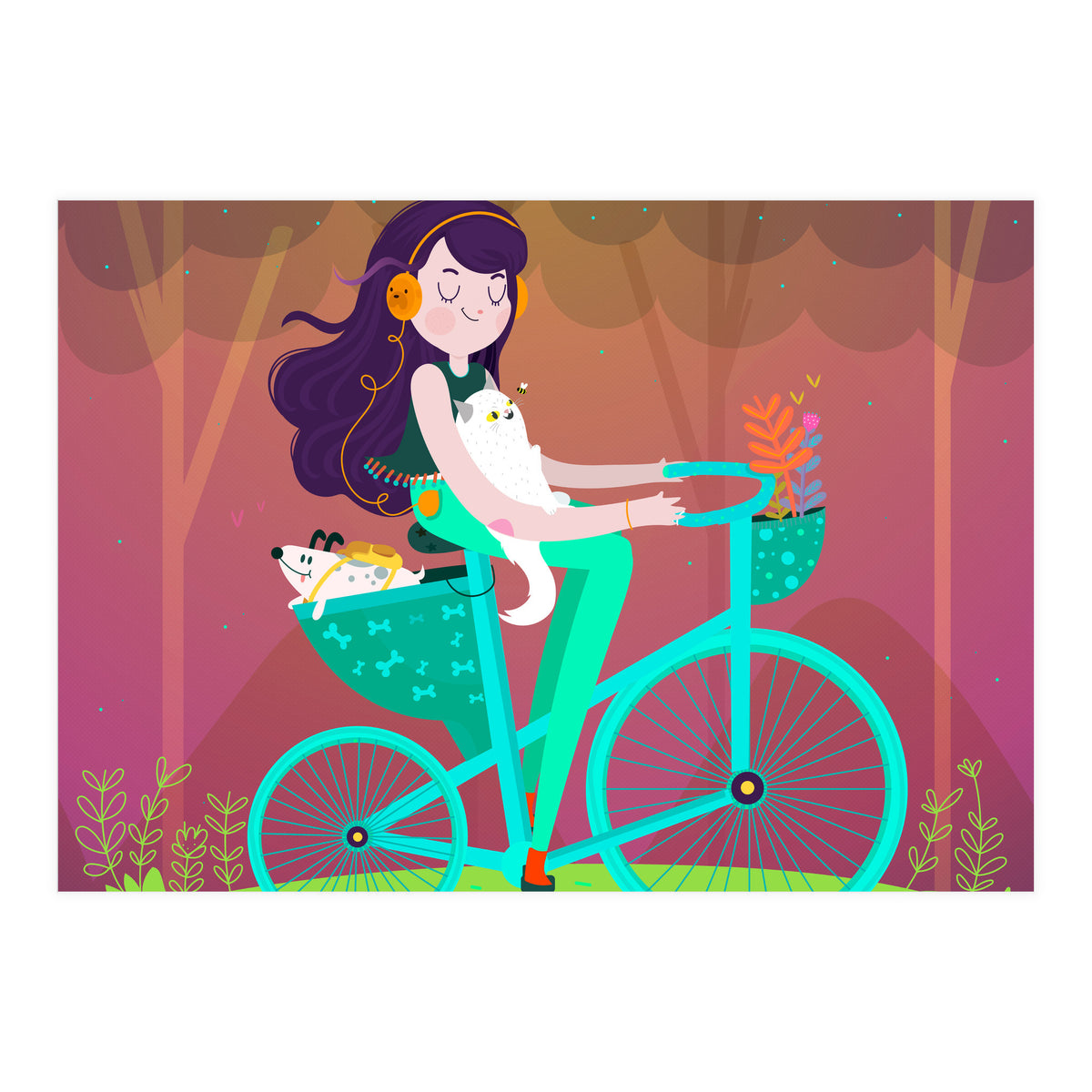 Bike ride (Print Only)