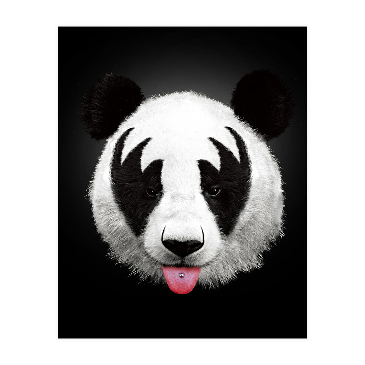 Kiss Of A Panda (Print Only)