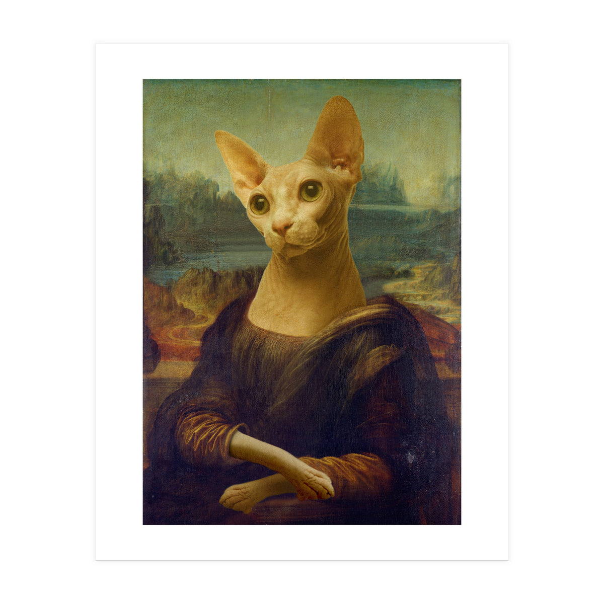 Mona Lisa Sphynx (Print Only)