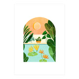 Lily Pond Landscape (Print Only) thumbnail