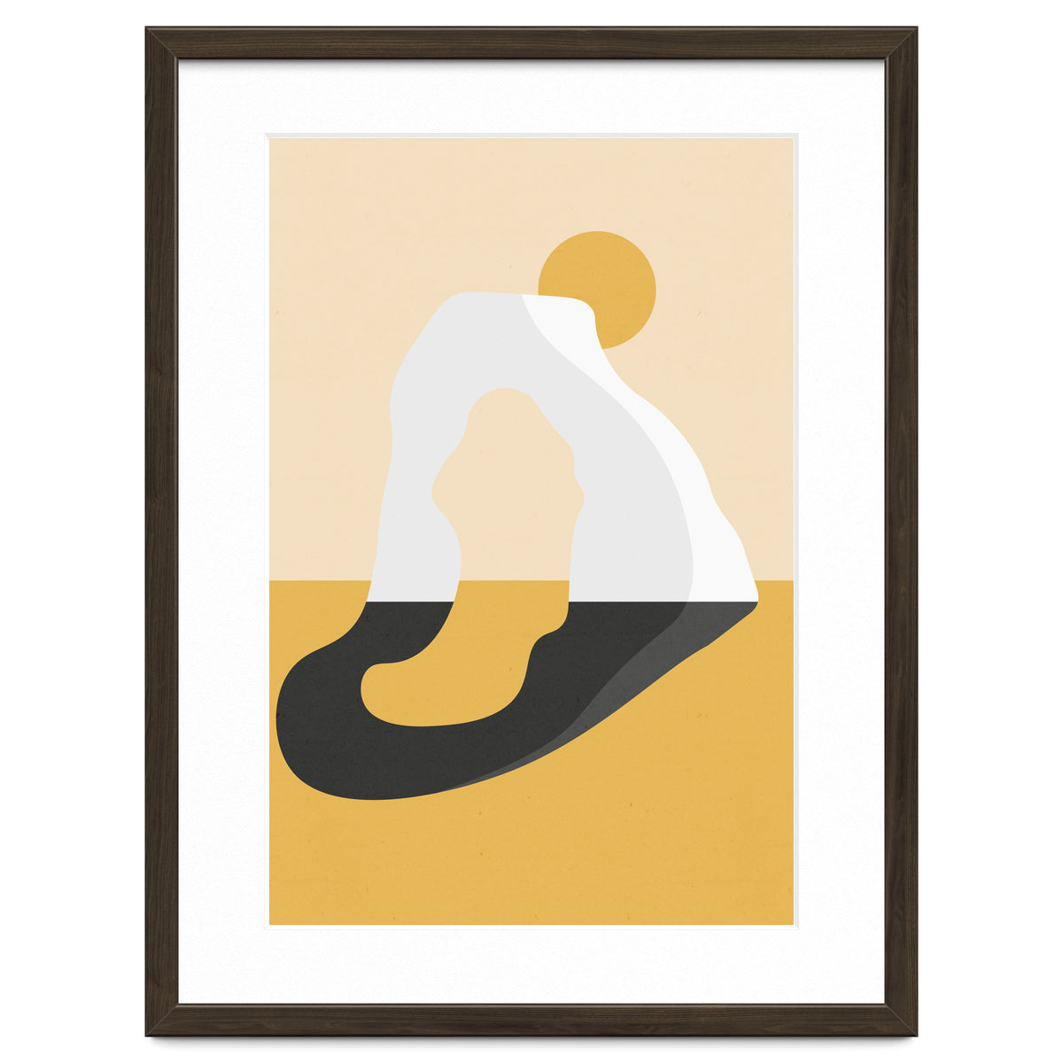 Abstract Arch - Golden Desert