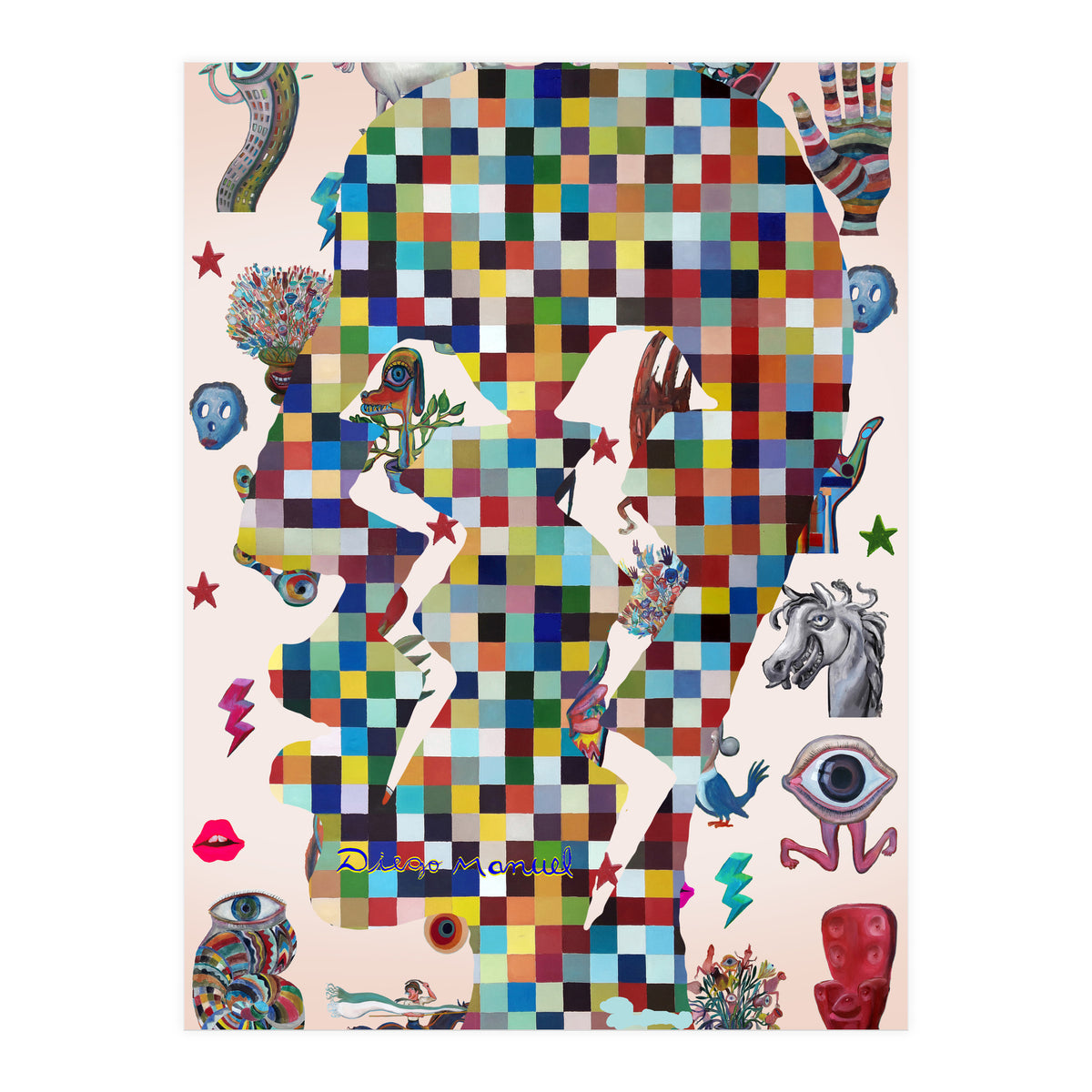 Perfil Con Rayos B 11 (Print Only)