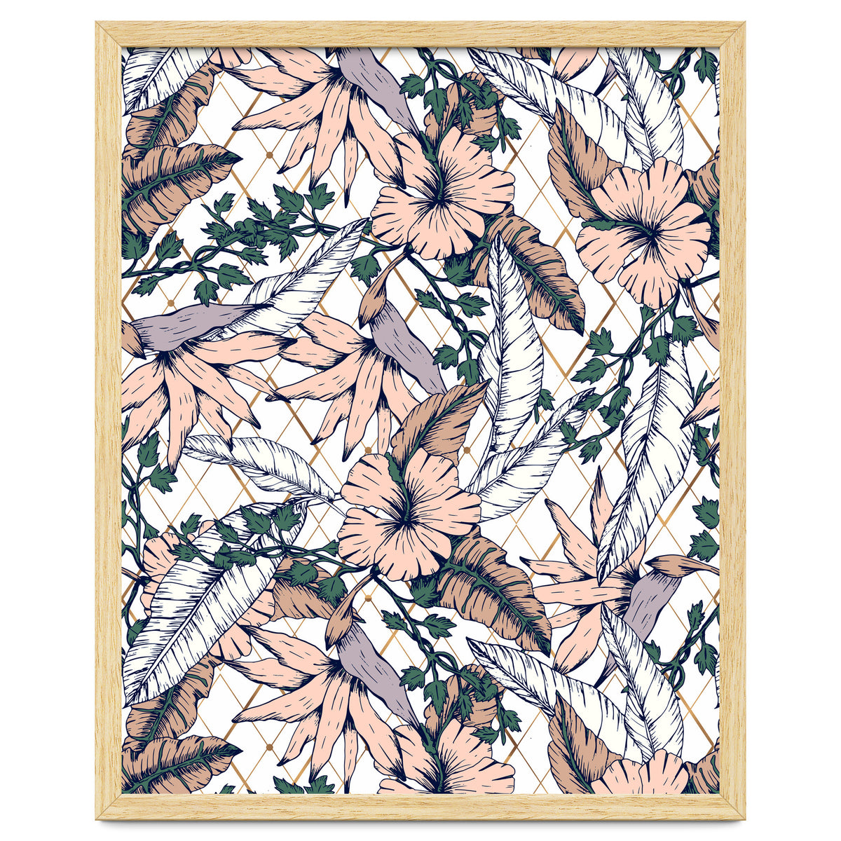 Exotic flowering and pattern geometric