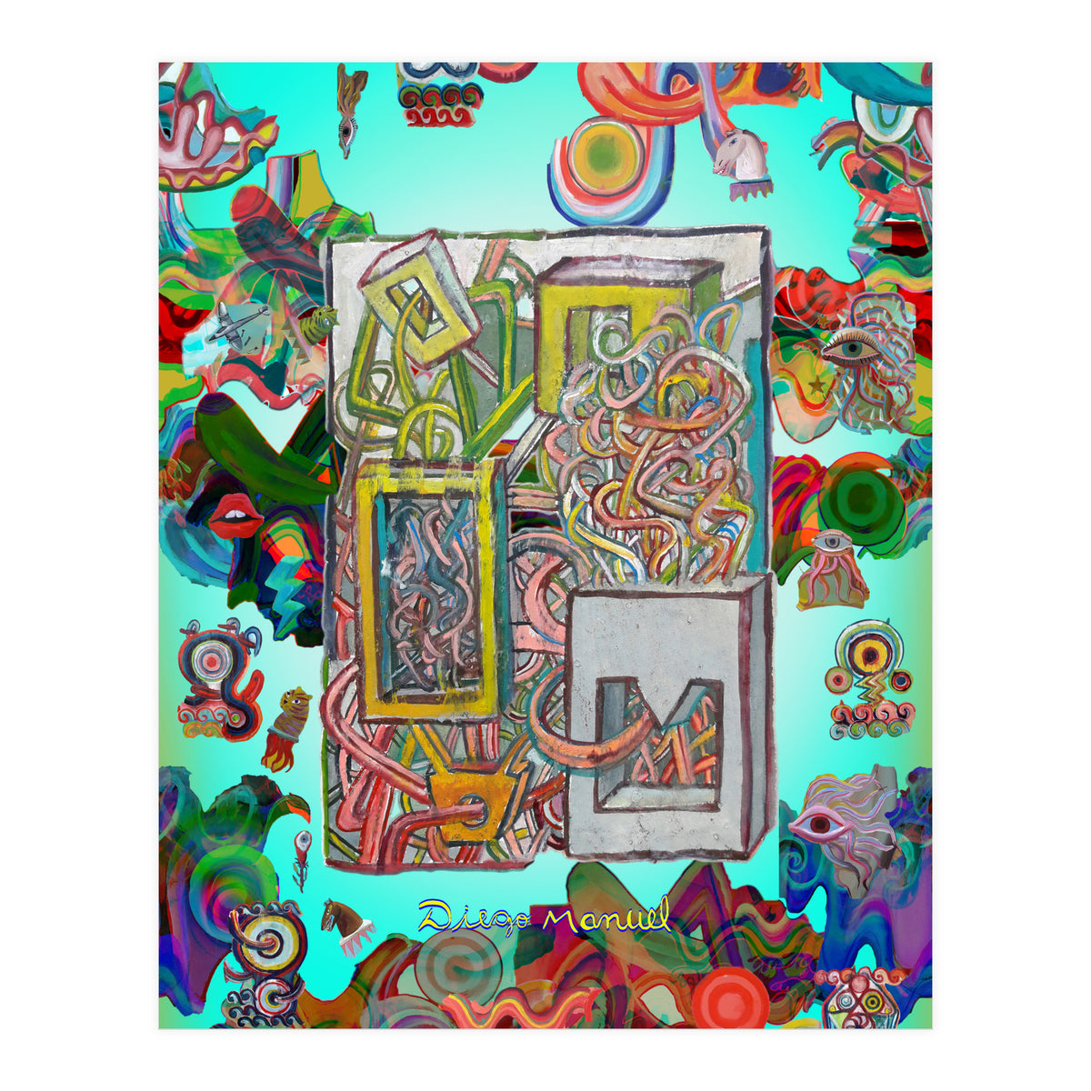 Graffitis 2021 Tapiz 10 (Print Only)