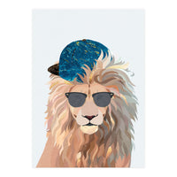 Skater Lion Portrait (Print Only)