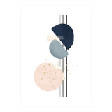 Abstract Study Blush and Navy Blue (Print Only) thumbnail