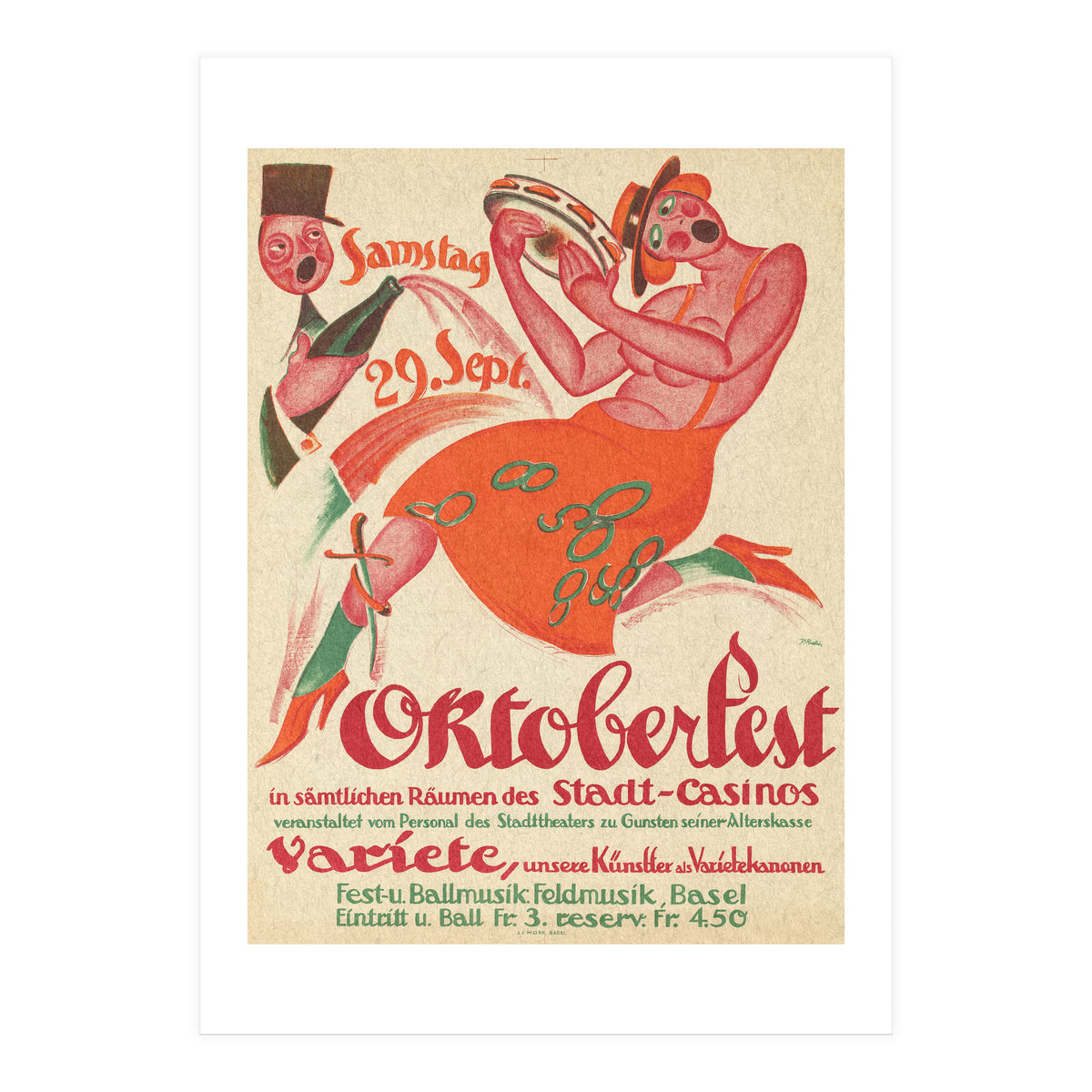 Oktoberfest 1923 Advertisement (Print Only)