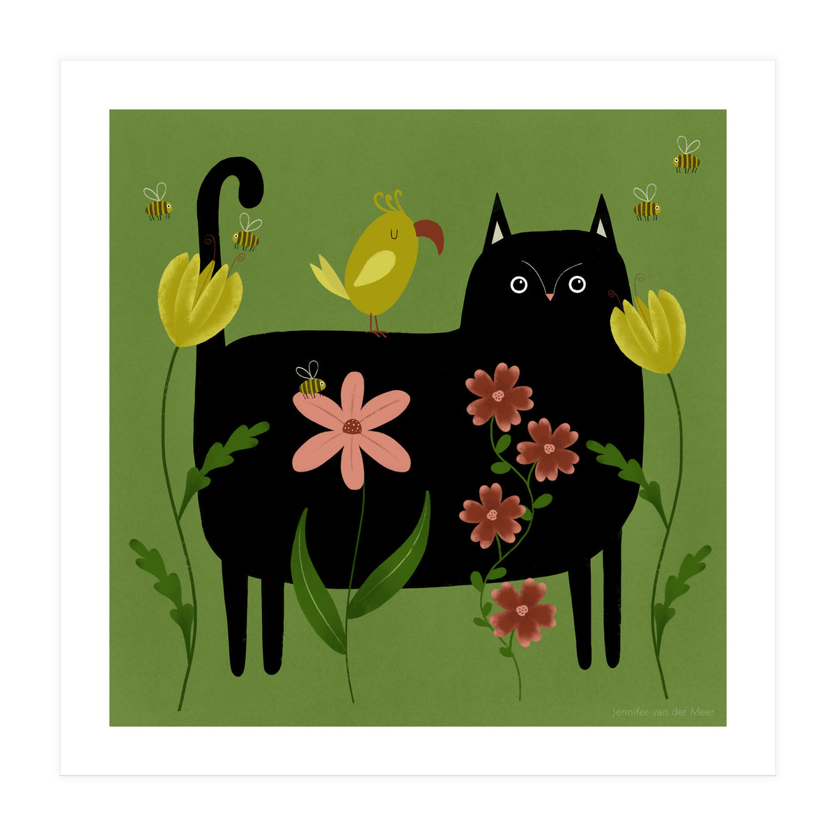 Cat 99: Spring time! (Print Only)