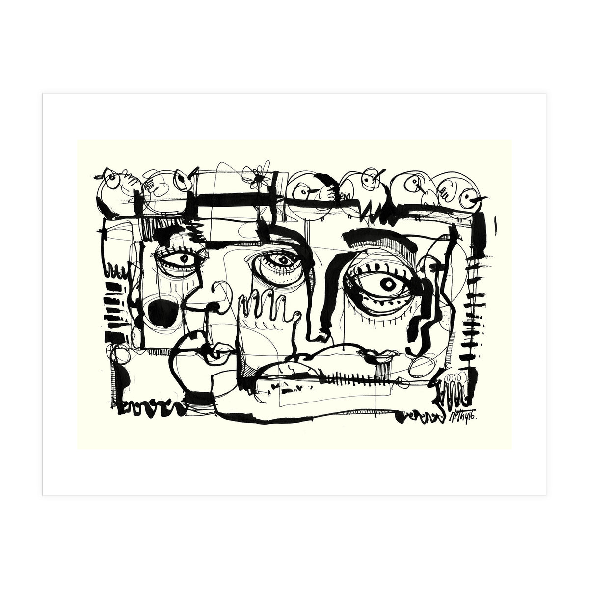 Birds on a Wire (Print Only)