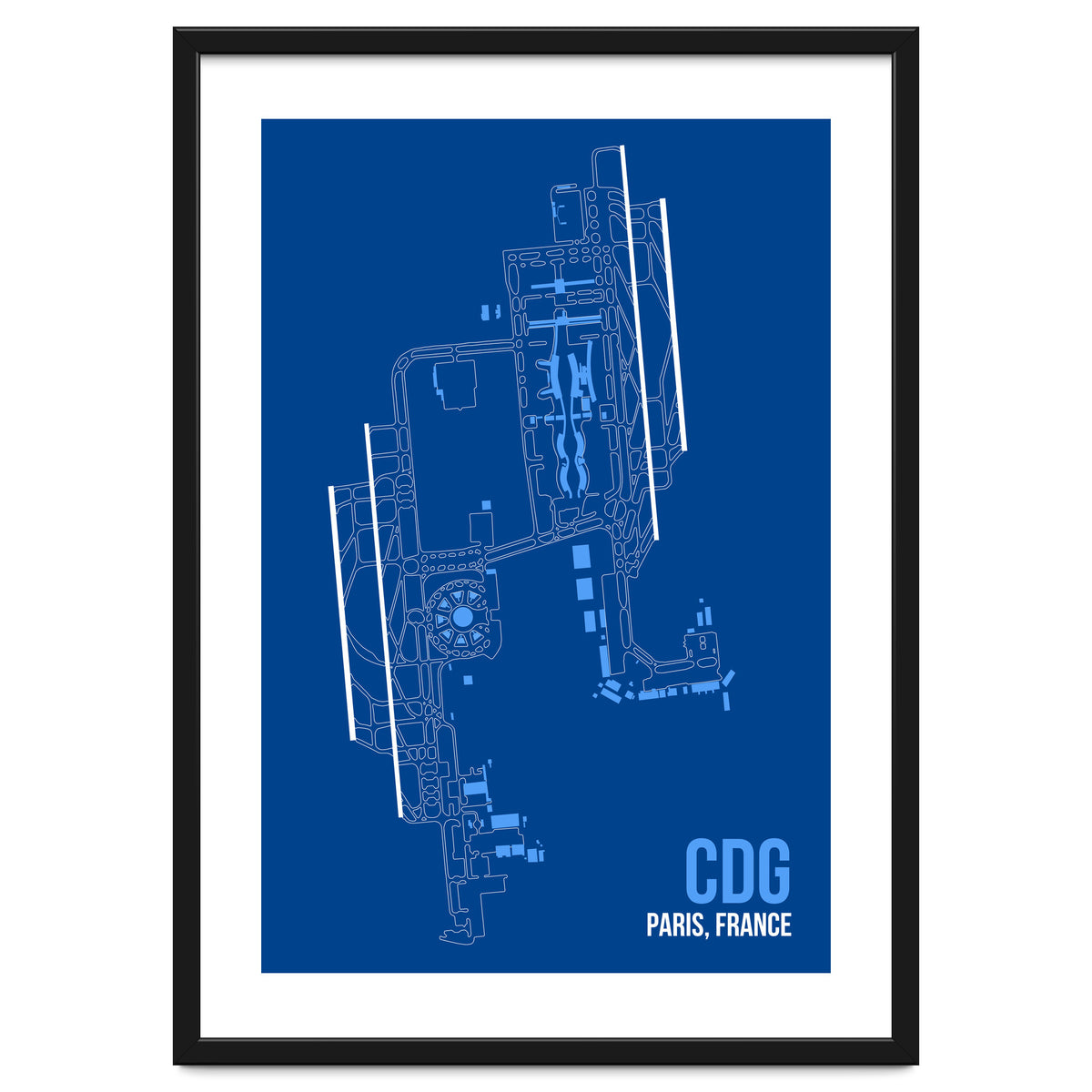 Paris CDG Airport Layout