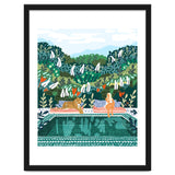 Chilling by the pool with my leopard Tropical Jungle Nature Wildlife Bohemian Morocco Travel thumbnail