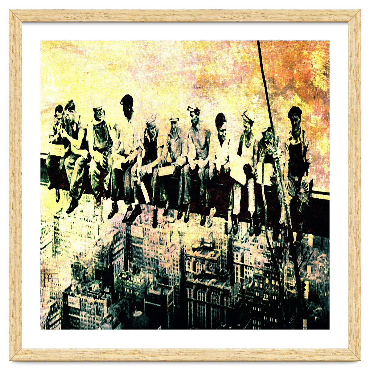 Rereading Lunch Atop A Skyscraper