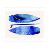 Indigo Surfboard Watercolor (Print Only) thumbnail