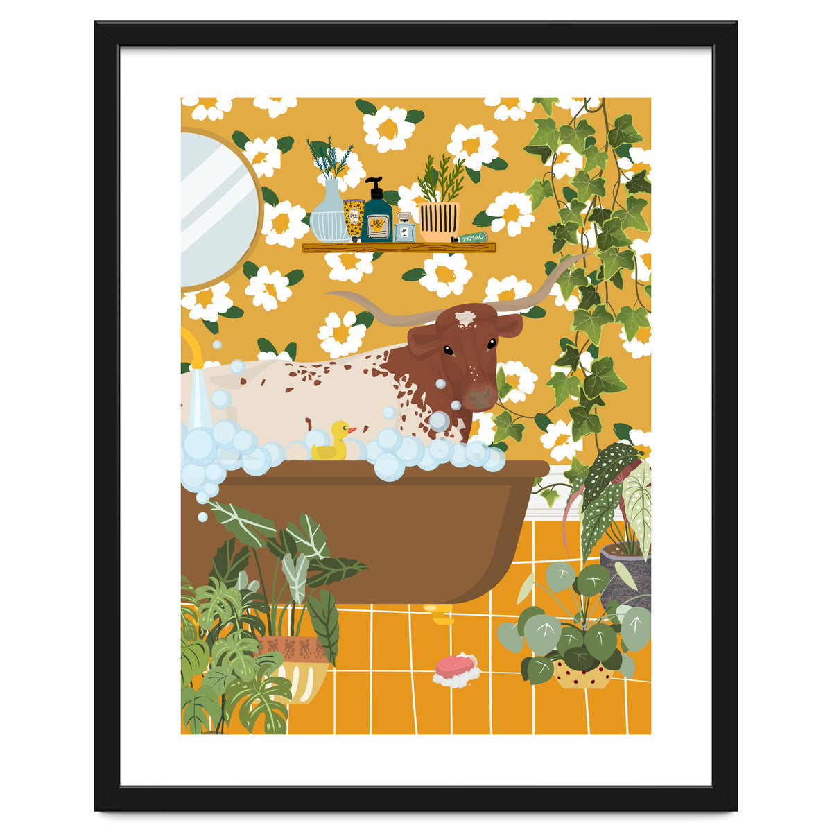 Texas Longhorn in My Bathtub