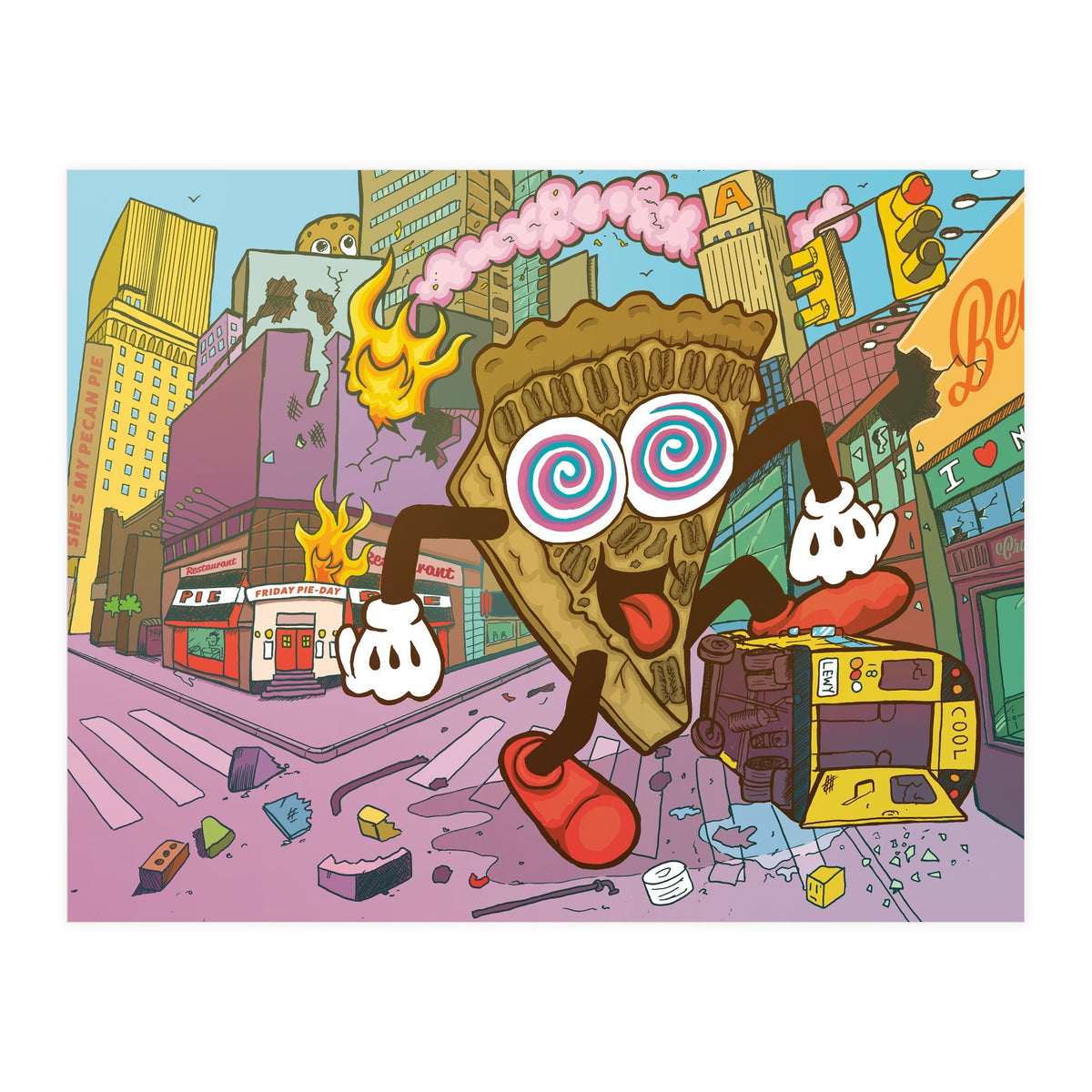 Pecan Psychosis - 12.3% ABV Bourbon Barrel Aged Pecan Maple Stout - Amundsen Brewery (Print Only)