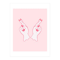 Fingers crossed (Print Only)