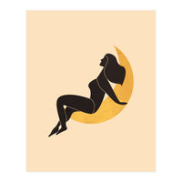 Woman and The Moon (Print Only)