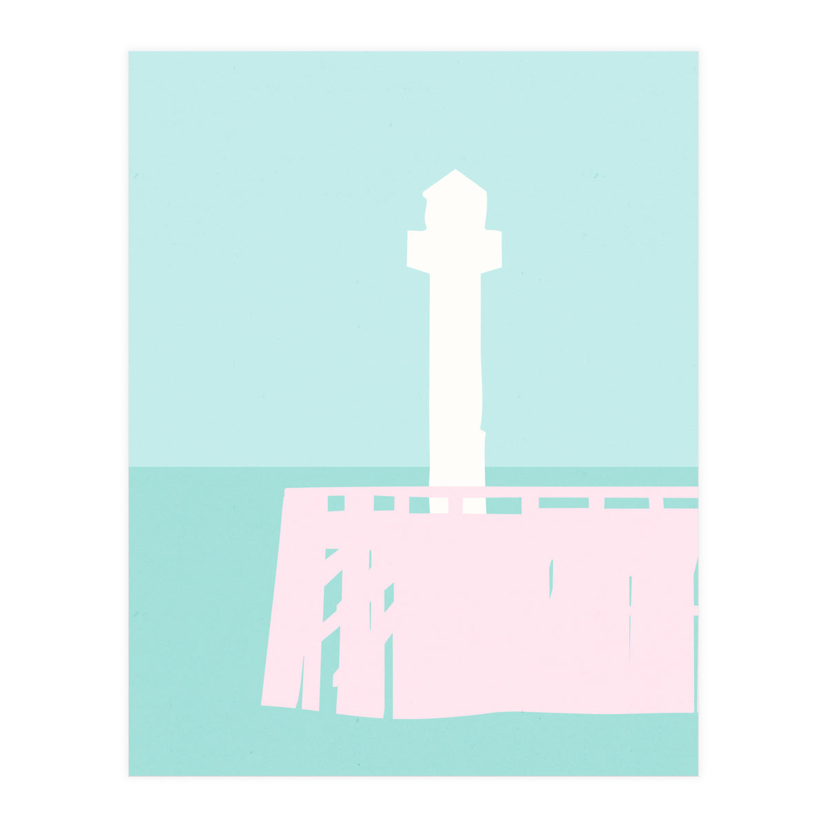 Minimal Pier - Turquoise Coast (Print Only)