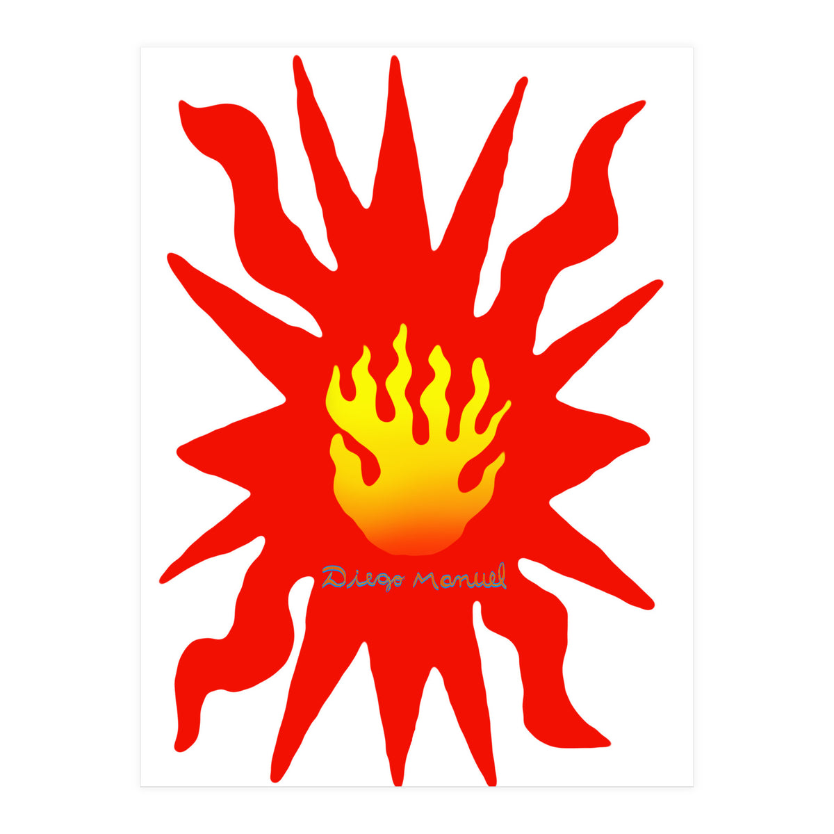 Fuego 37 Copia (Print Only)