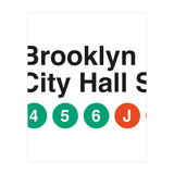 Vignelli's Subway Sign (Print Only) thumbnail
