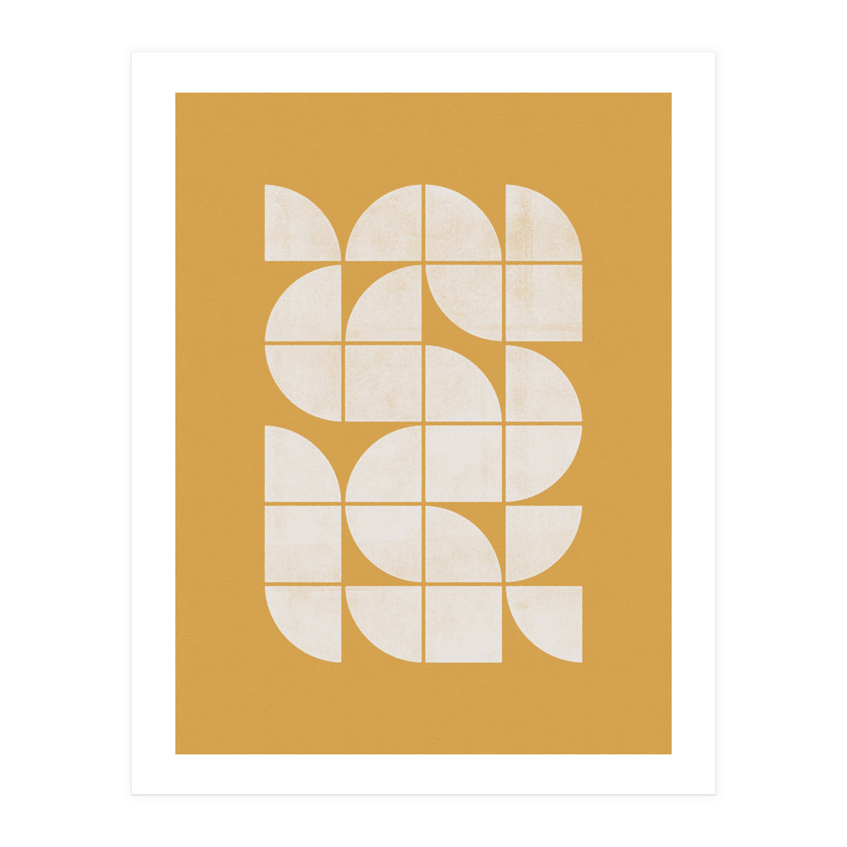 Mid-Century Modern No.26 - Woodblock Print (Print Only)