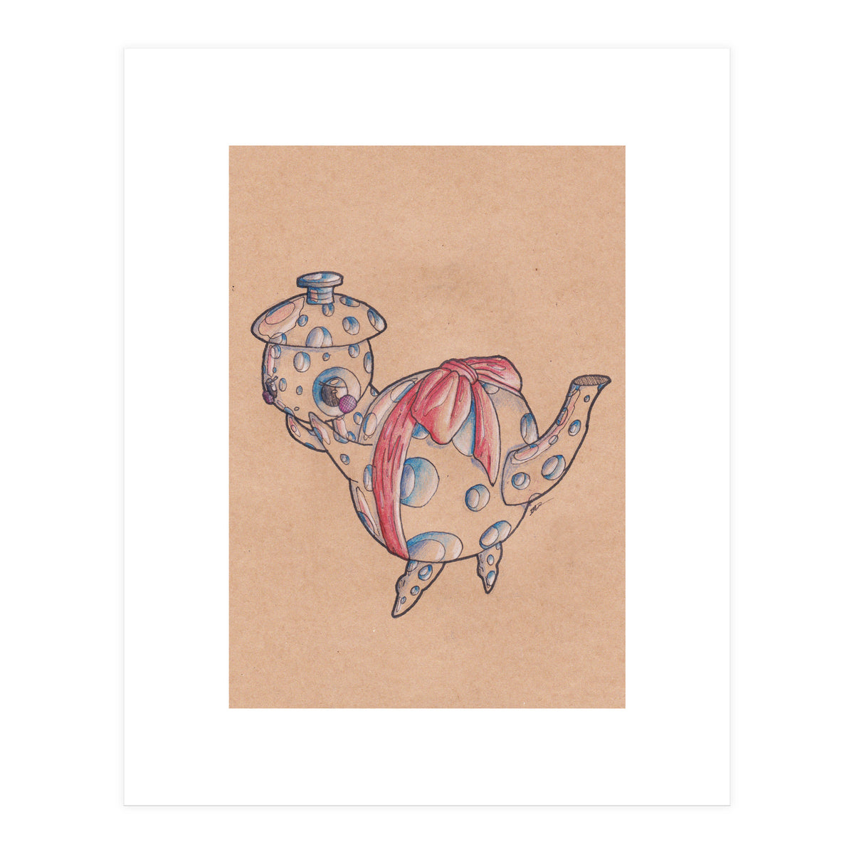 Tea Pot Present (Print Only)