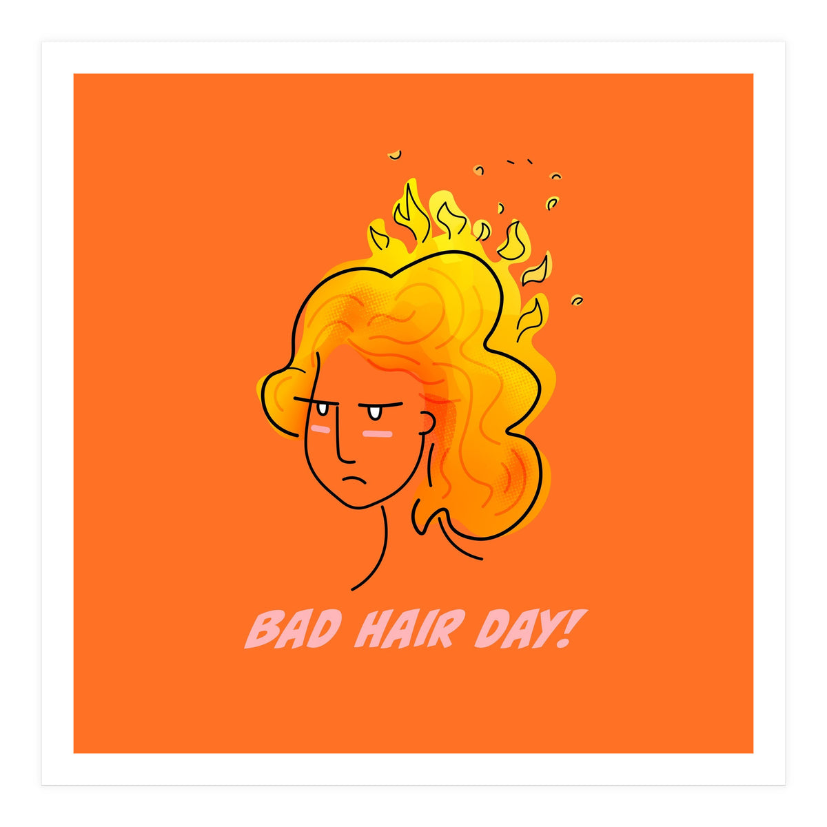 Bad Hair Day (Print Only)