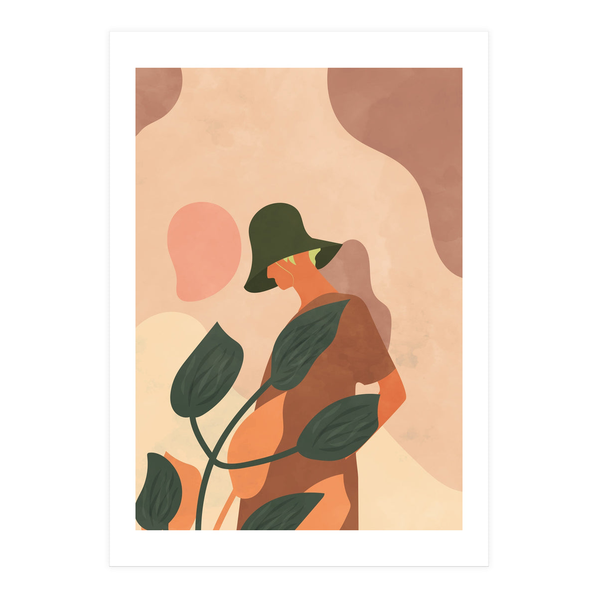 Female Bohemian Artwork (Print Only)