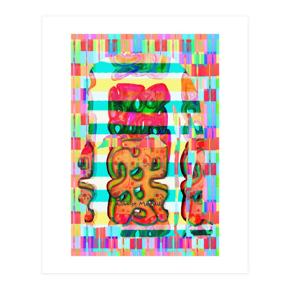 Abstracto Pop Nuevo B Nuevo 18 (Print Only)