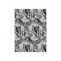 Inky Jungle Pattern (Print Only)