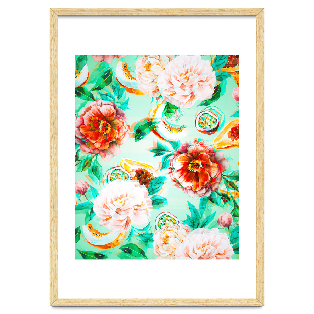 Tropical flowery fruit glitch