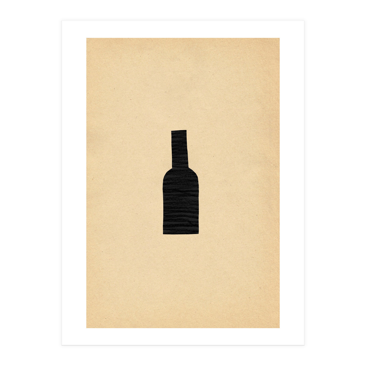 Abstract wine bottle (Print Only)
