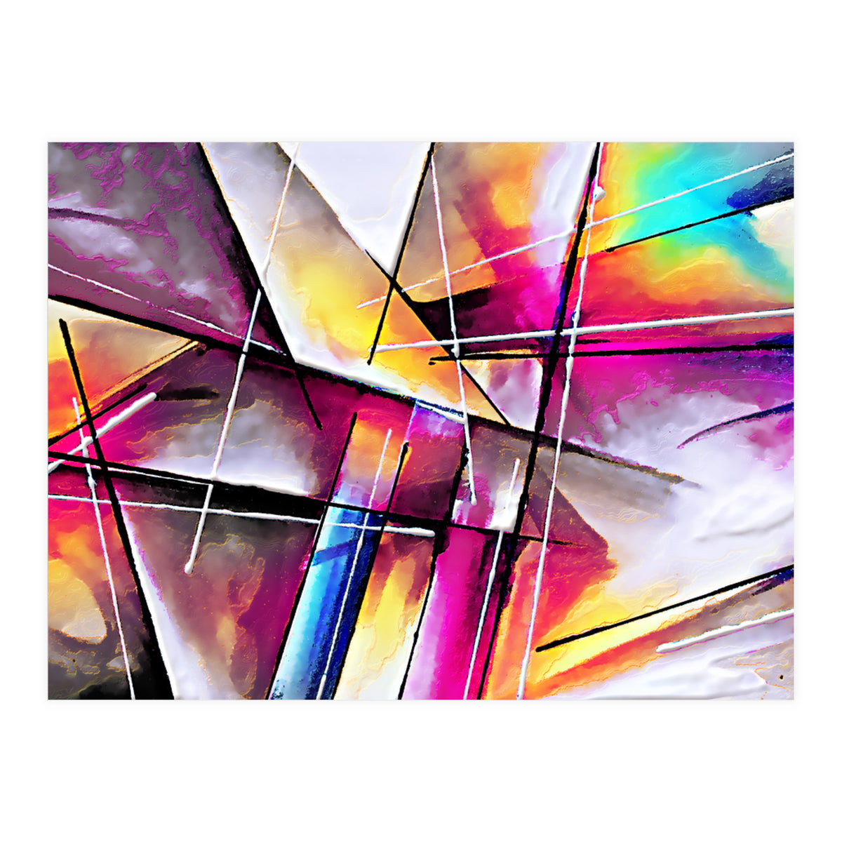 Abstract Art Britto - Qb288 (Print Only)