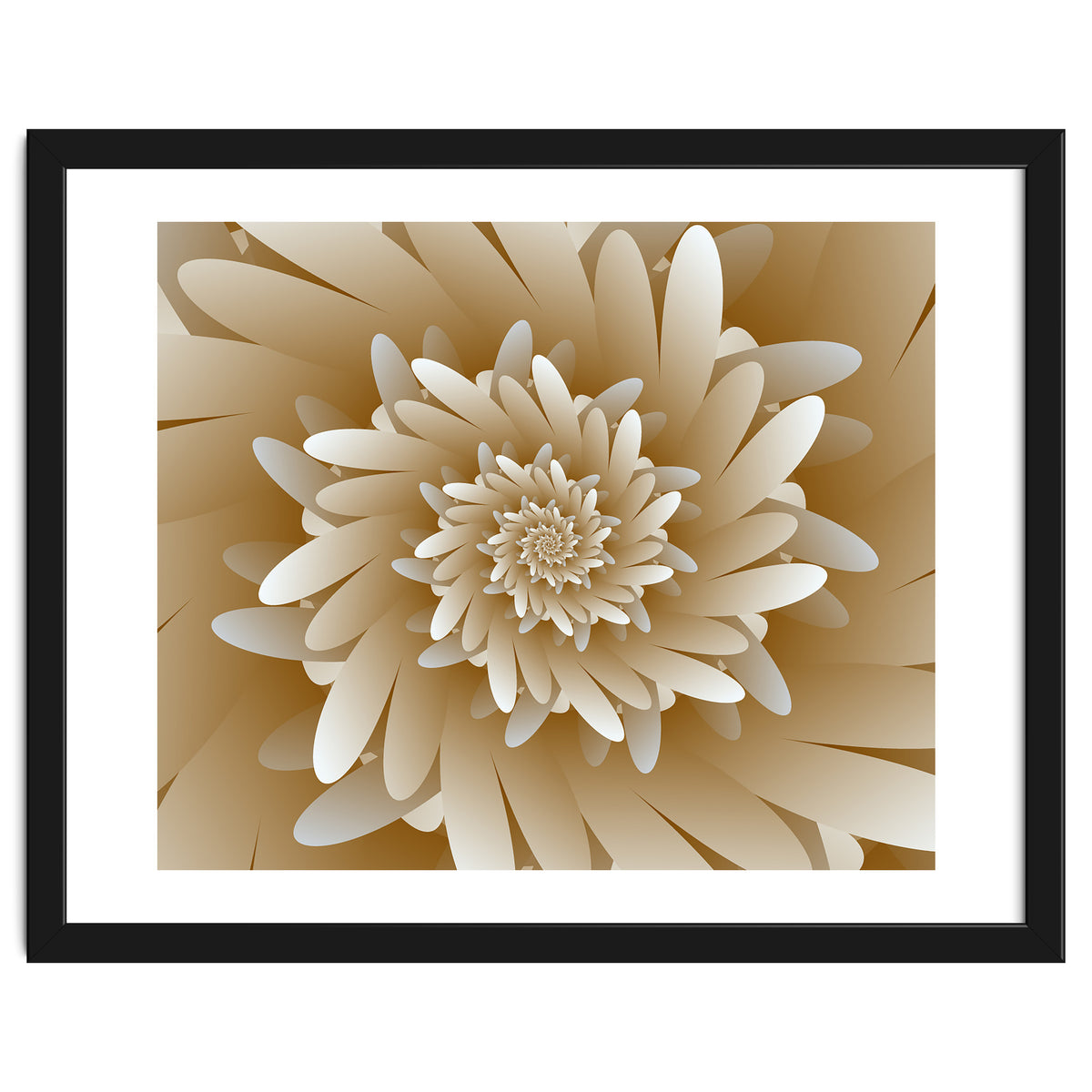 Abstract Digital Floral ART