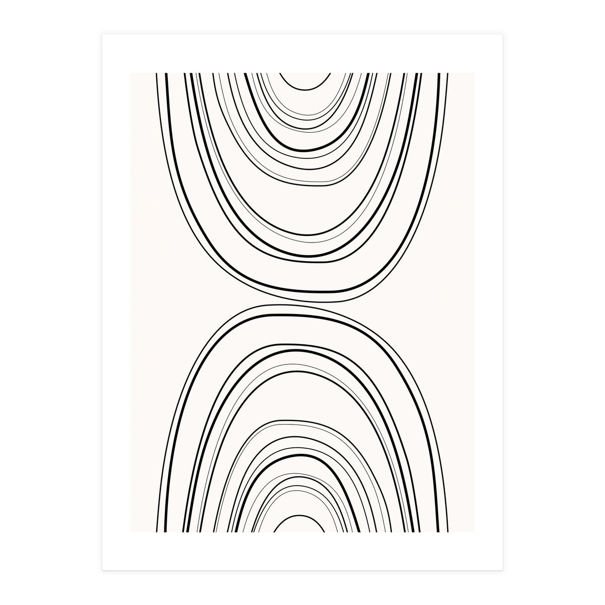 MINIMALIST ART - LINE ARCHES (Print Only)