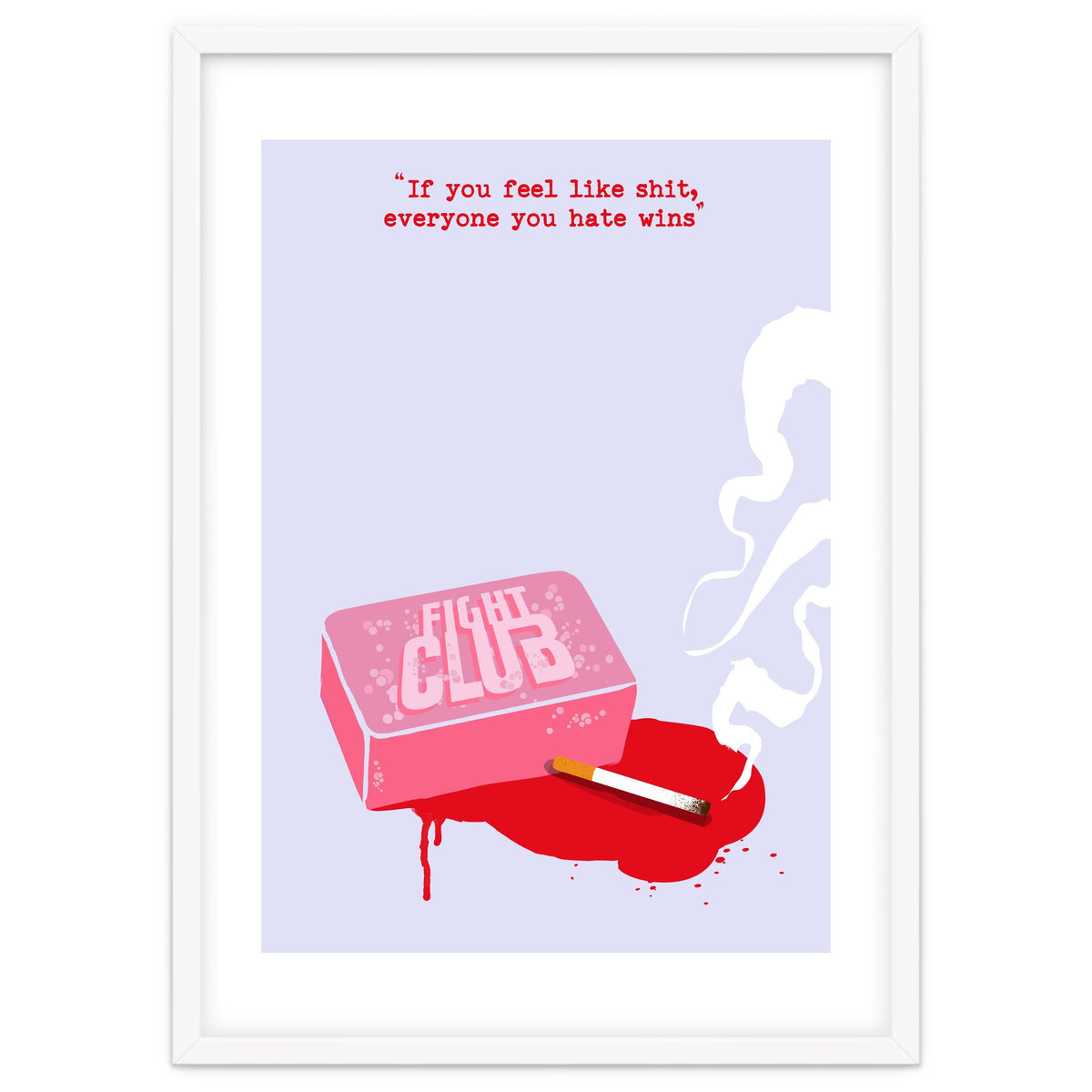 Fight Club soap movie poster